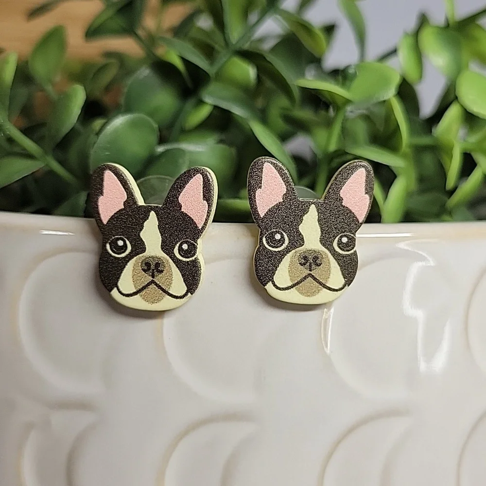 🔥LAST PAIR🔥 BOSTON TERRIER EARRINGS